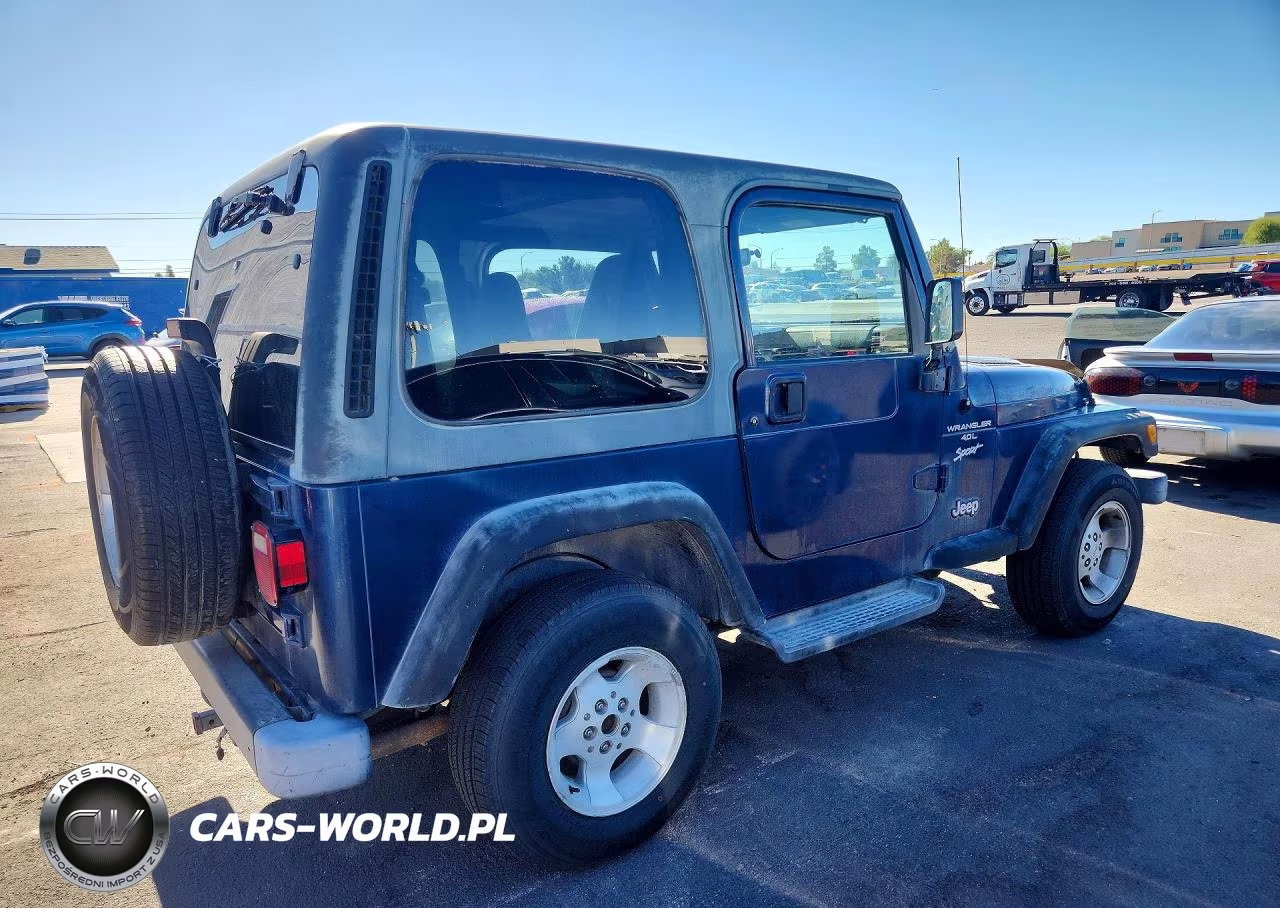 2000 Jeep Wrangler - Tj Sport VIN:1J4FA49S4YP804320 - 3