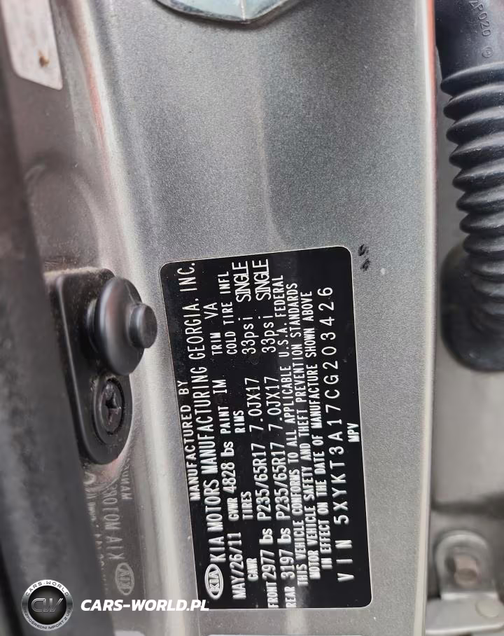 2012 Kia Sorento Lx VIN:5XYKT3A17CG203426 - 13