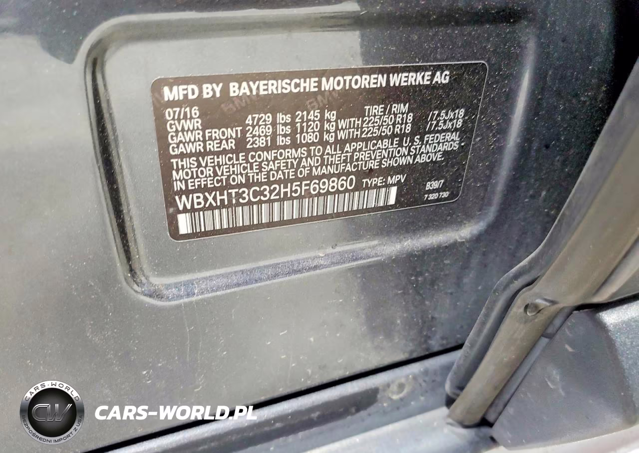 2017 BMW X1 xDrive28I VIN:WBXHT3C32H5F69860 - 13