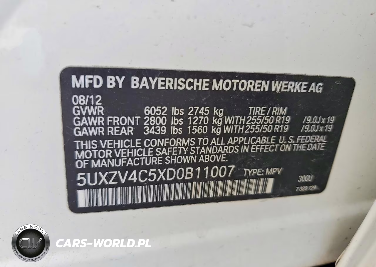 2013 BMW X5 xDrive35I VIN:5UXZV4C5XD0B11007 - 13