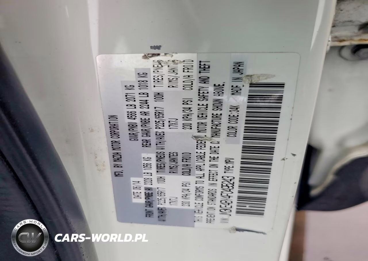 2015 Mazda Cx-5 Sport VIN:JM3KE4BY4F0495243 - 14