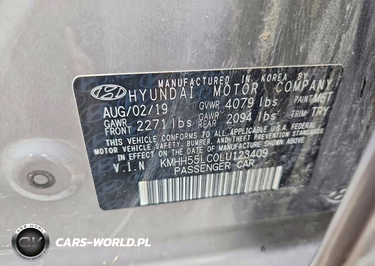 2020 Hyundai Elantra Gt N Line VIN:KMHH55LC0LU123409 - 13