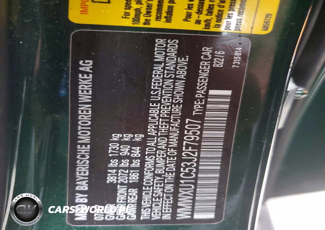 2018 Mini Cooper VIN:WMWXU1C53J2F79507 - 13