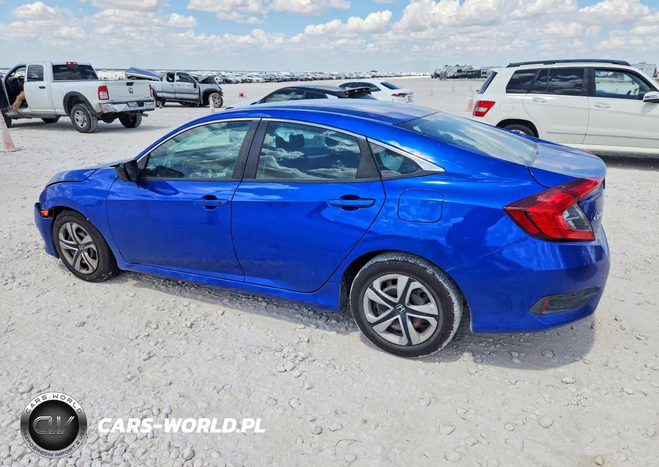 2018 Honda Civic Lx VIN:19XFC2E51JE001569 - 2