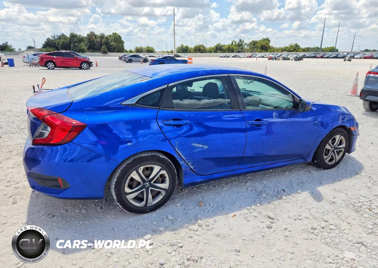 2018 Honda Civic Lx VIN:19XFC2E51JE001569 - 3