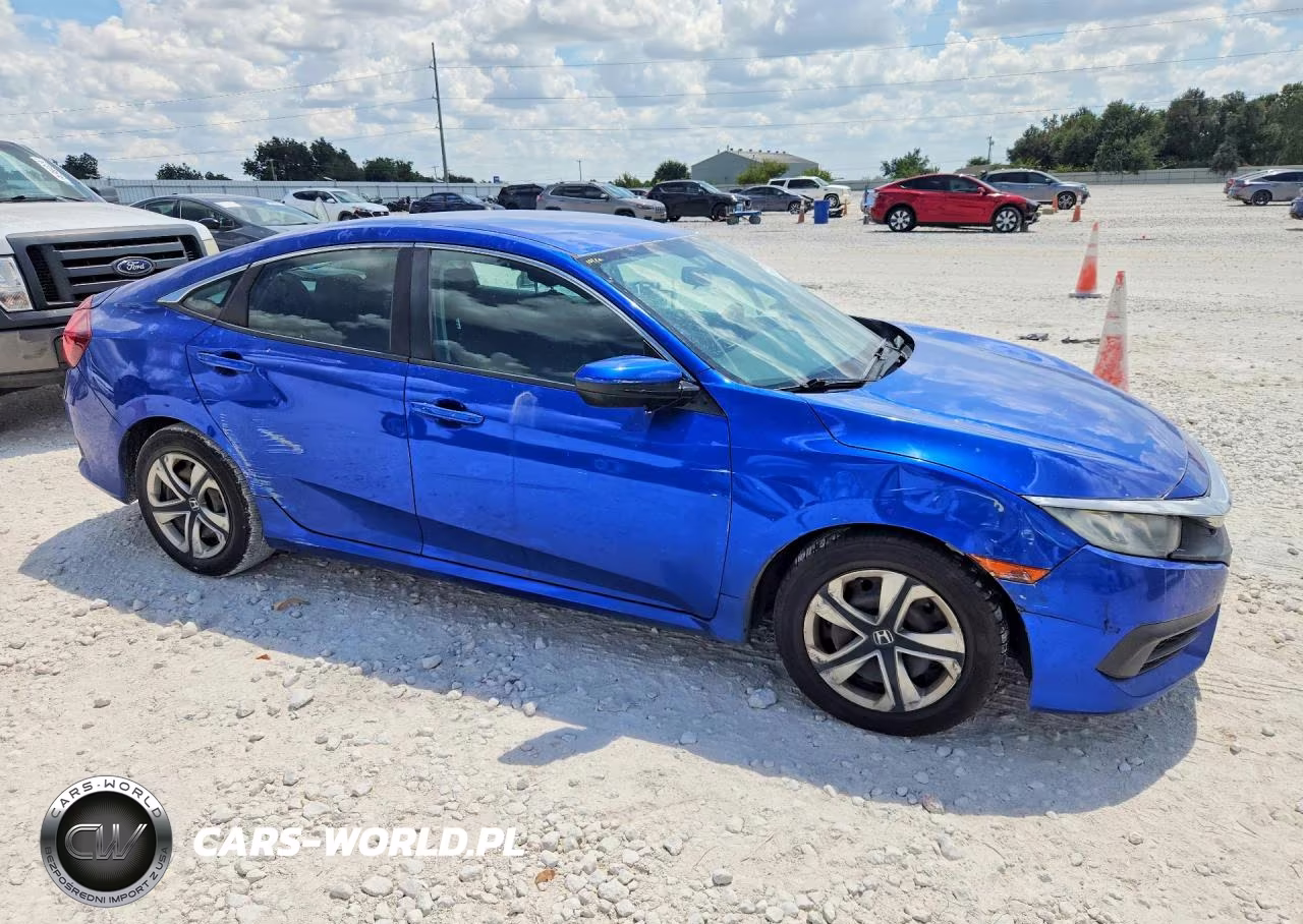 2018 Honda Civic Lx VIN:19XFC2E51JE001569 - 4