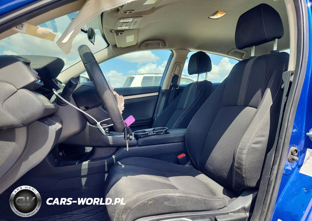 2018 Honda Civic Lx VIN:19XFC2E51JE001569 - 7