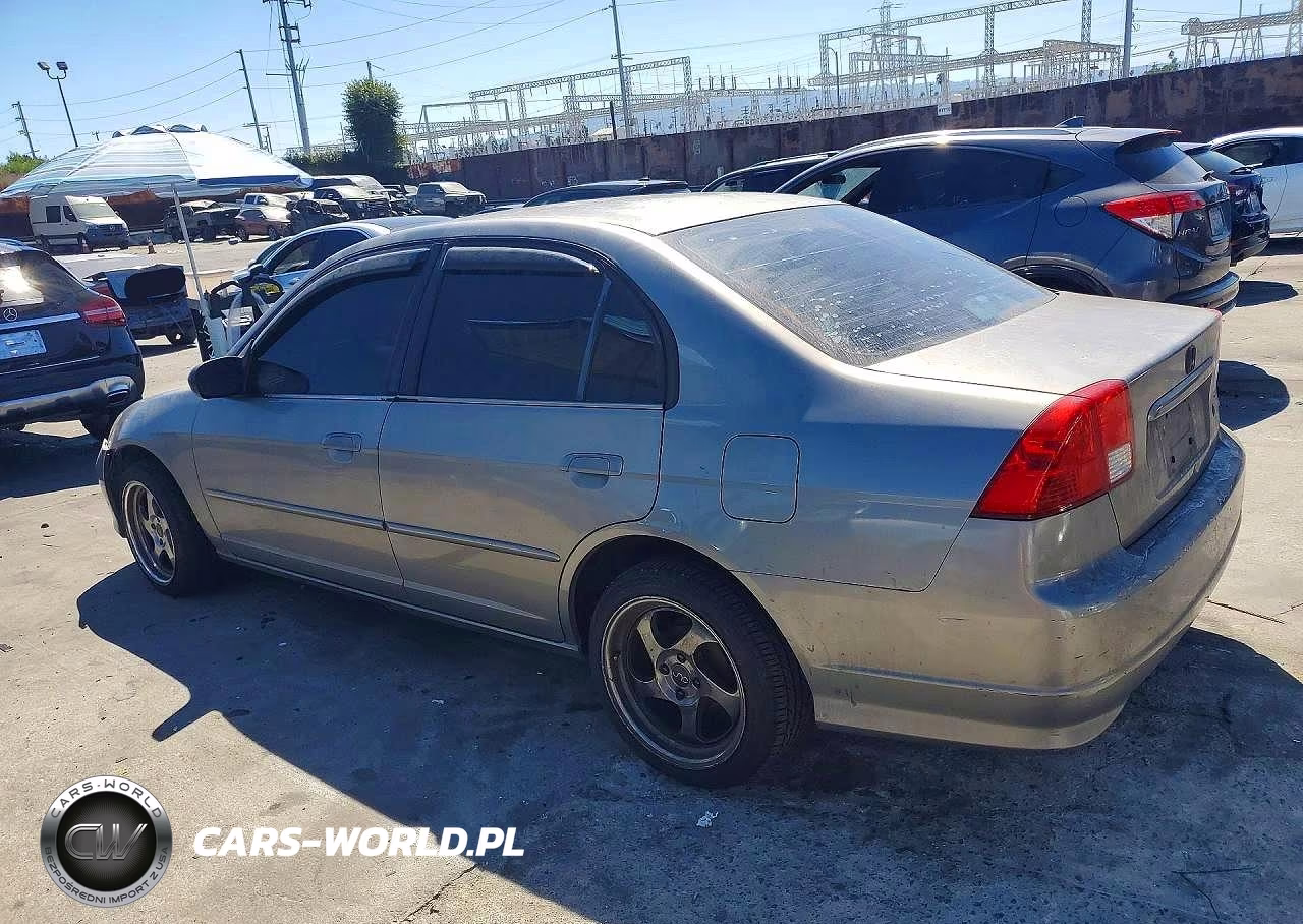 2005 Honda Civic Lx VIN:JHMES16575S007093 - 2