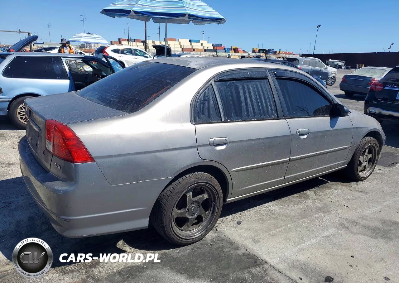 2005 Honda Civic Lx VIN:JHMES16575S007093 - 3