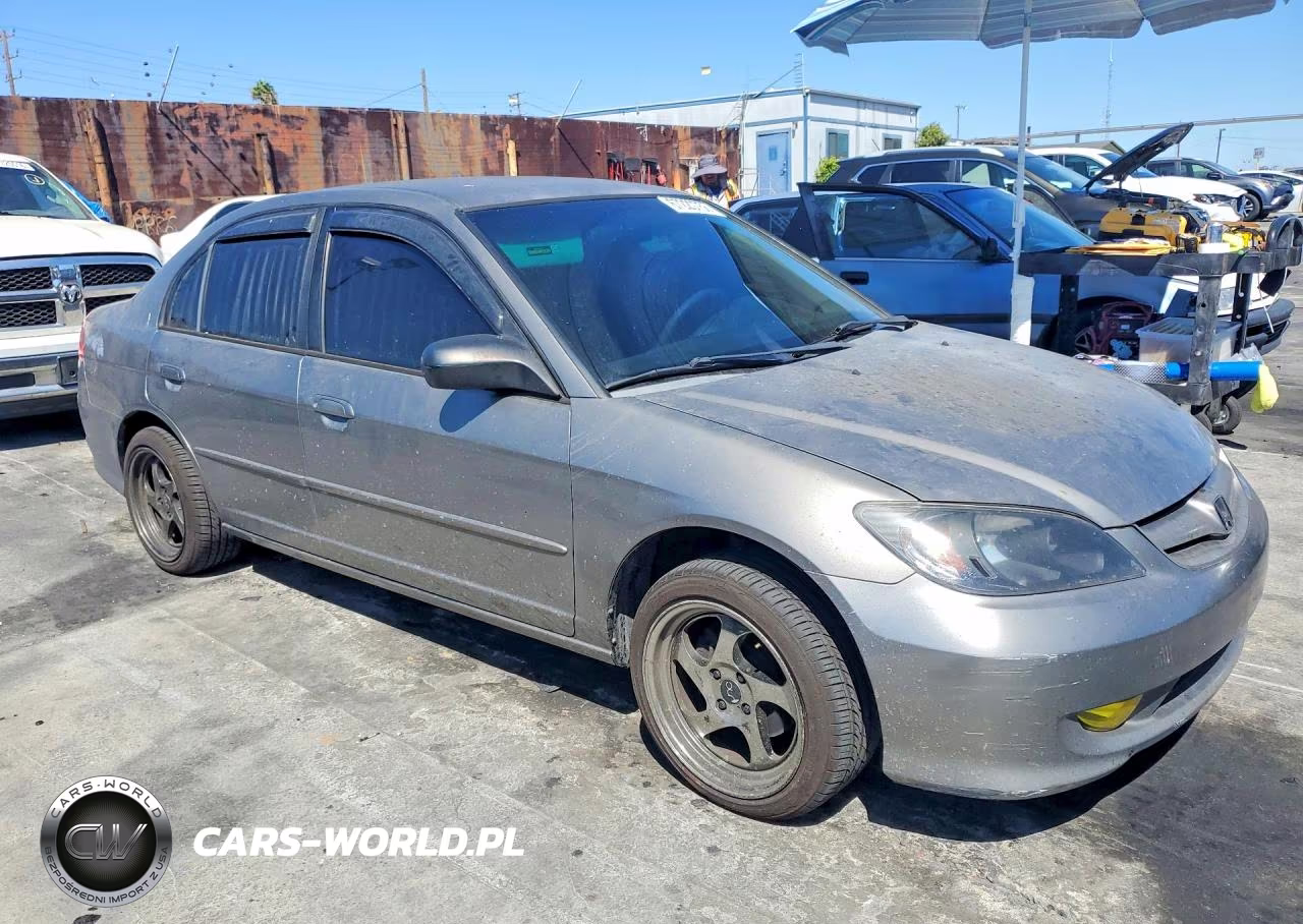 2005 Honda Civic Lx VIN:JHMES16575S007093 - 4
