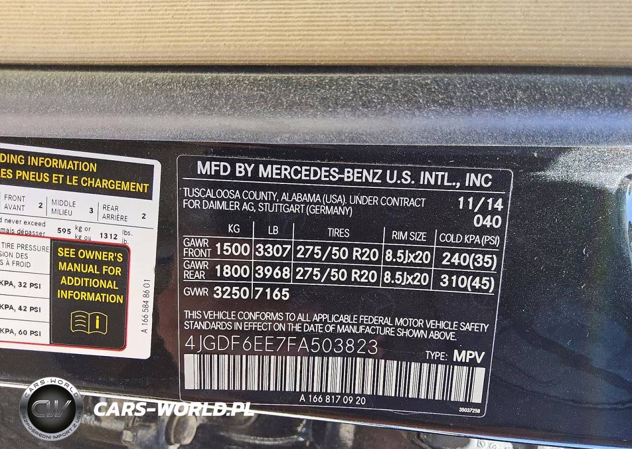 2015 Mercedes-Benz Gl 450 4Matic VIN:4JGDF6EE7FA503823 - 13
