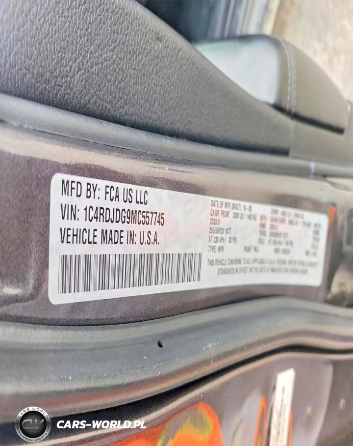 2021 Dodge Durango Gt VIN:1C4RDJDG9MC557745 - 13
