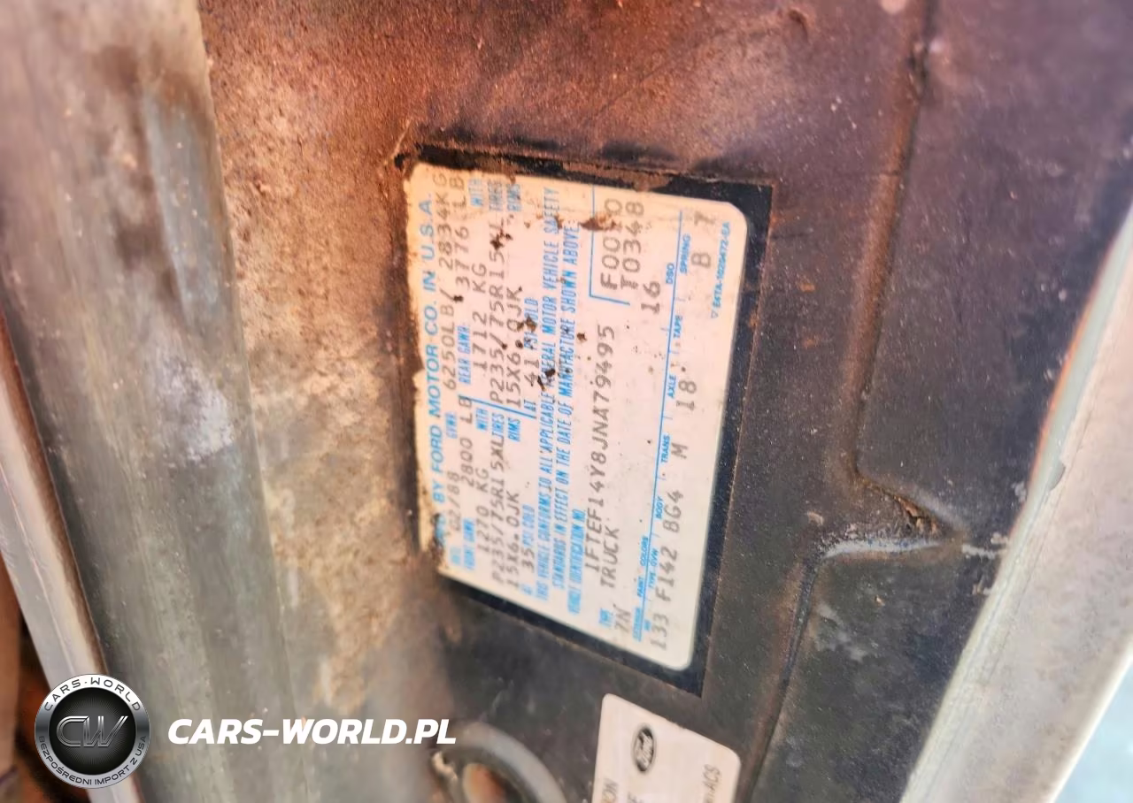 1988 Ford F150 VIN:1FTEF14Y8JNA79495 - 12