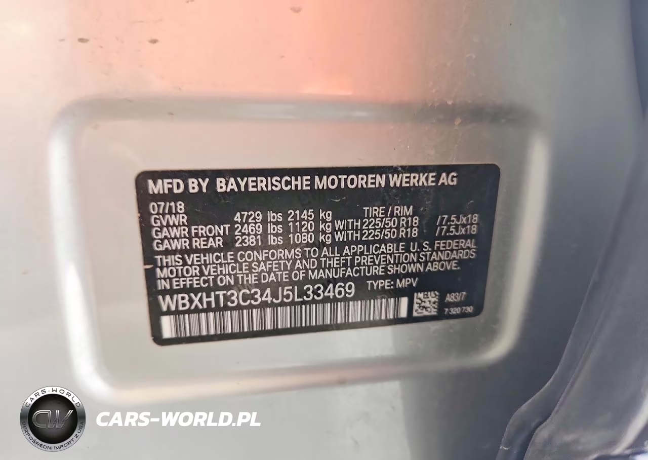 2018 BMW X1 xDrive28I VIN:WBXHT3C34J5L33469 - 13