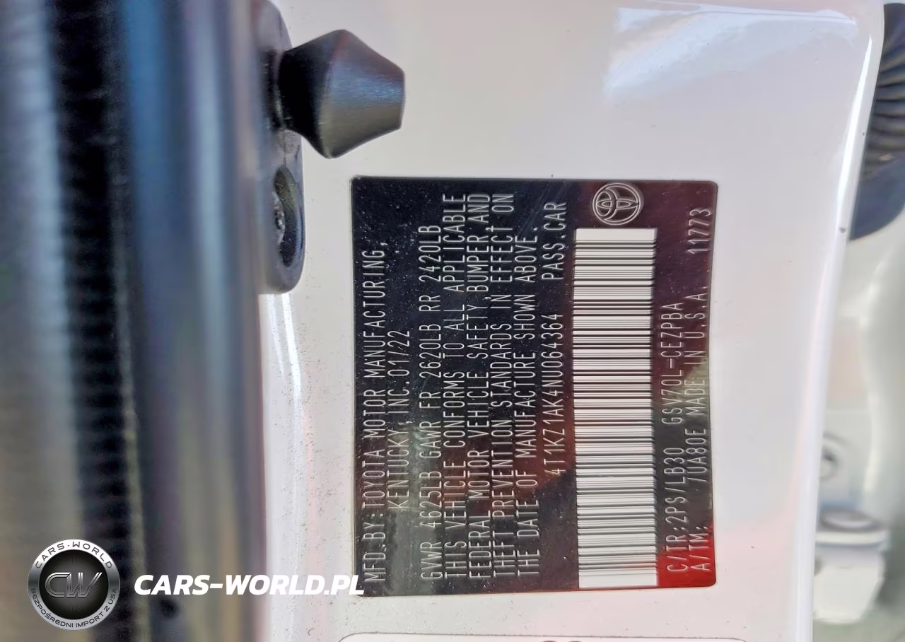 2022 Toyota Camry Xse V6 VIN:4T1KZ1AK4NU064364 - 12