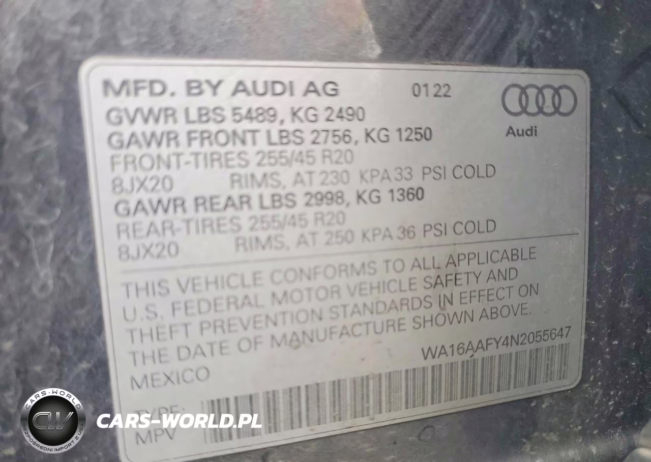 2022 Audi Q5 Sportback Prestige 45 VIN:WA16AAFY4N2055647 - 13