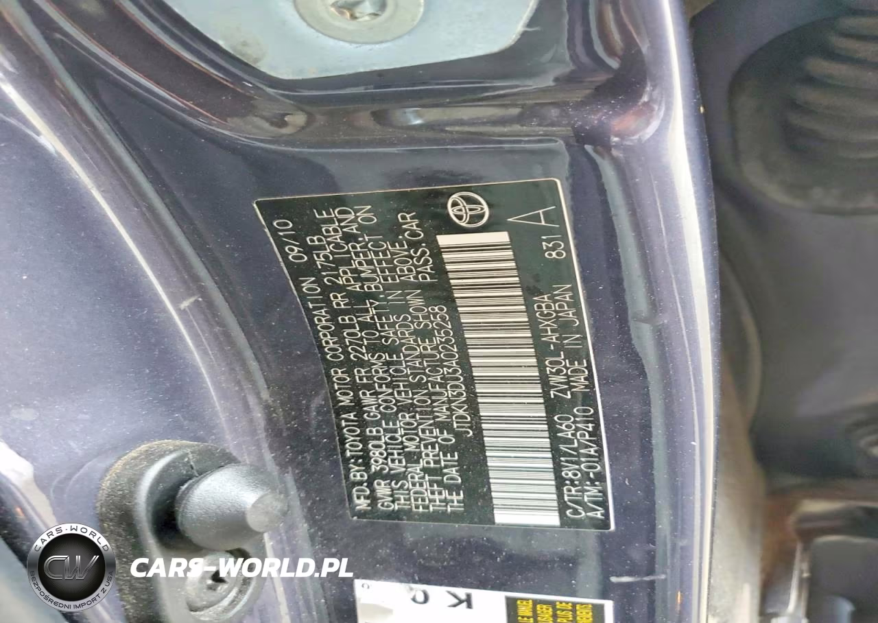 2010 Toyota Prius V VIN:JTDKN3DU3A0235258 - 12