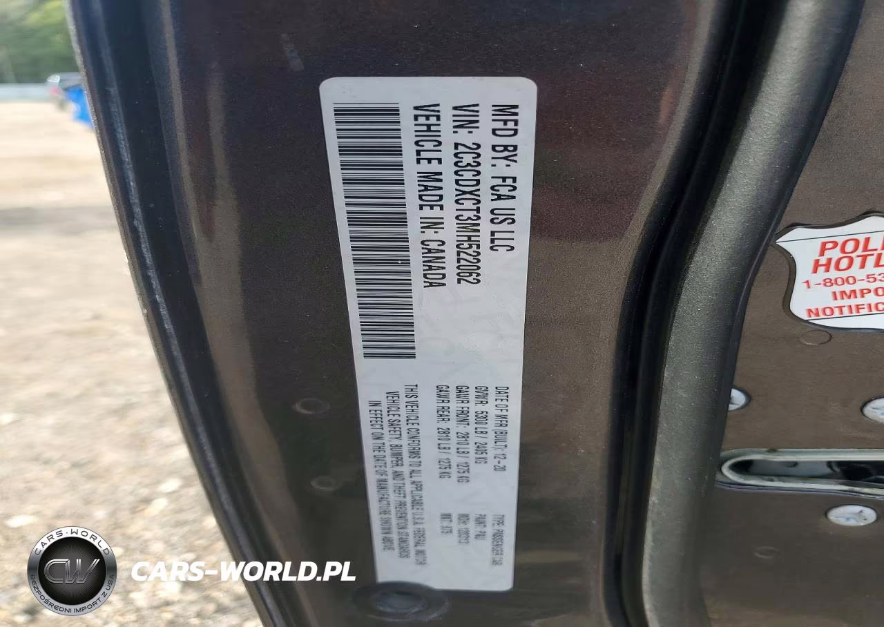 2021 Dodge Charger R-T VIN:2C3CDXCT3MH522062 - 12