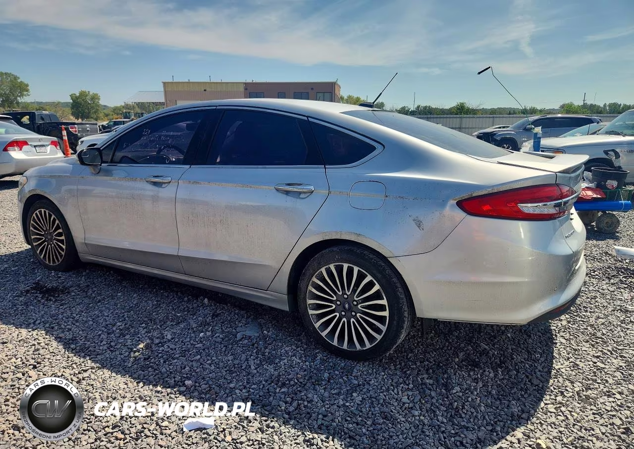 2017 Ford Fusion Titanium VIN:3FA6P0K90HR124711 - 2