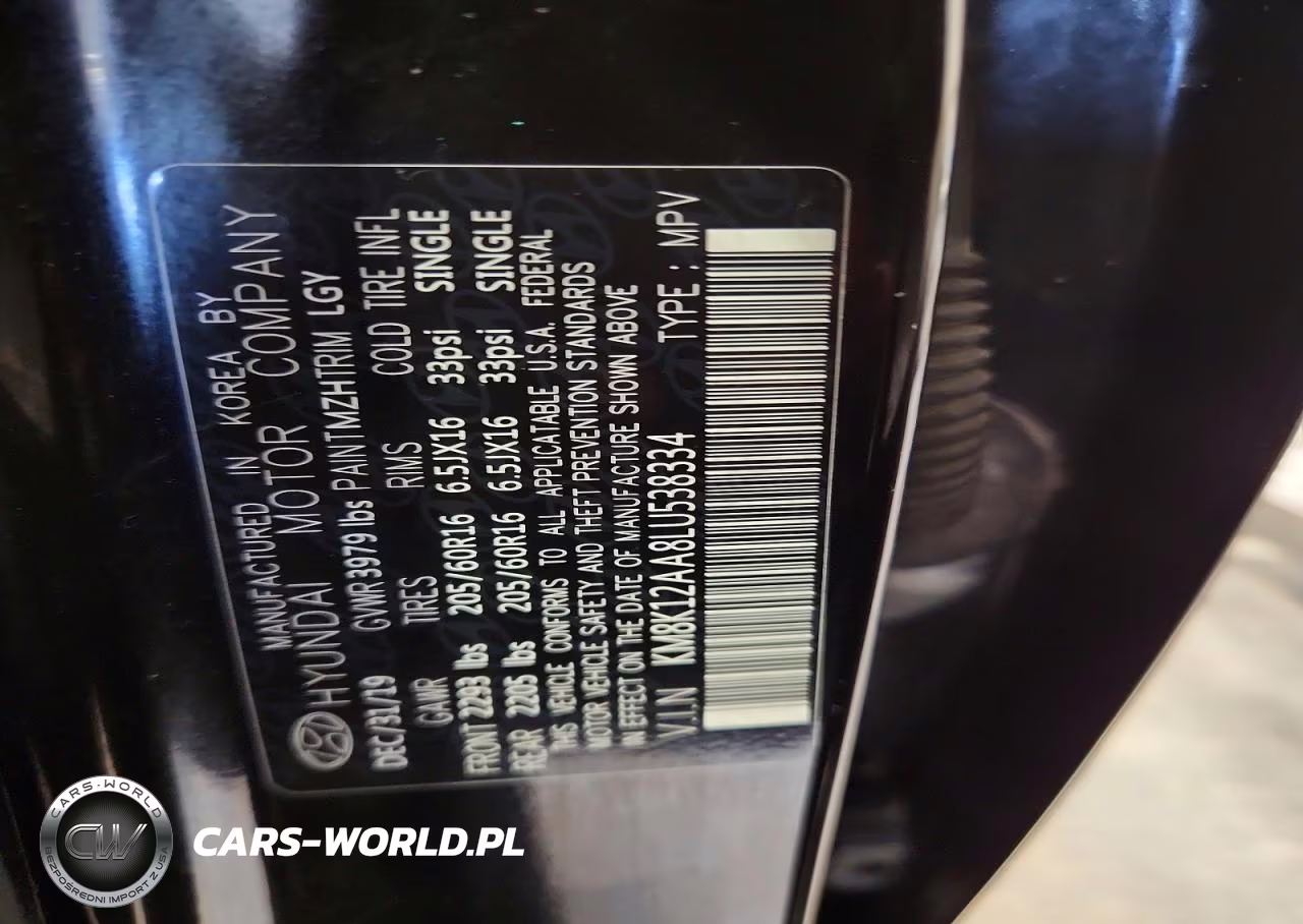 2020 Hyundai Kona Se VIN:KM8K12AA8LU538334 - 13