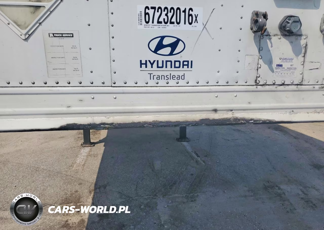2016 Hyundai Translead Vi2530152-Ajs Dry Van Trailer VIN:3H3V532C3GT105924 - 10