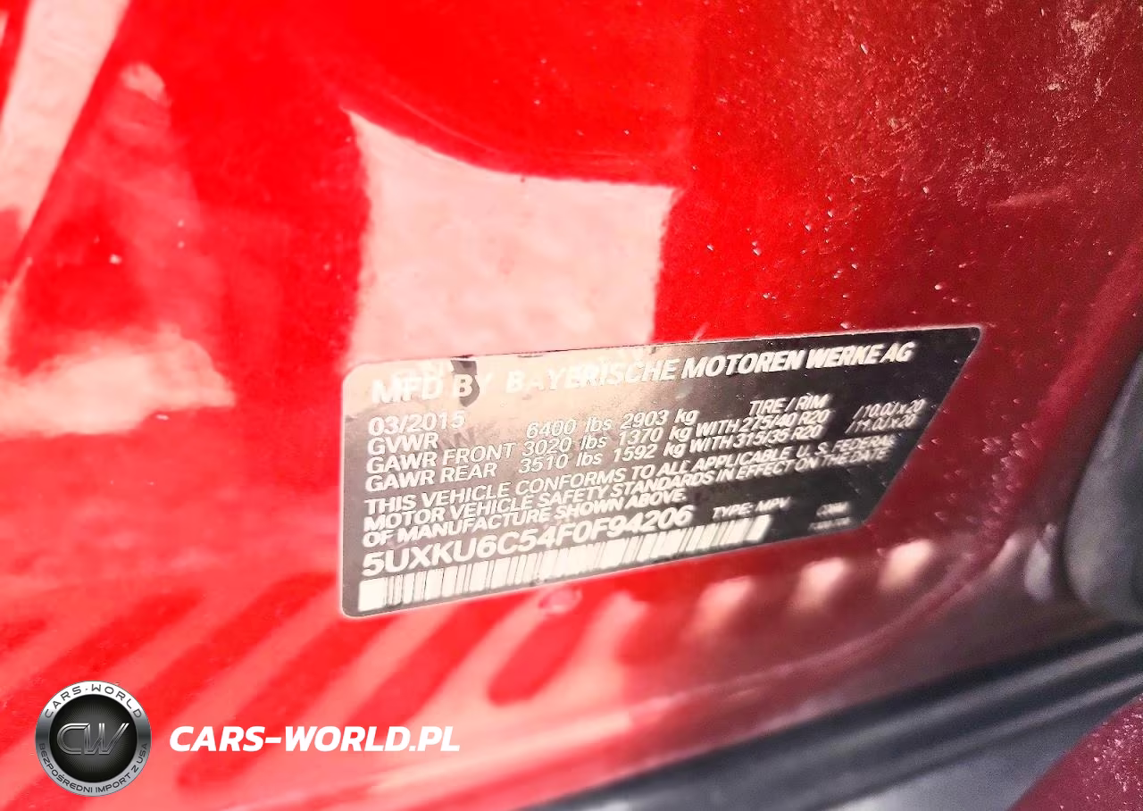 2015 BMW X6 xDrive50I VIN:5UXKU6C54F0F94206 - 13