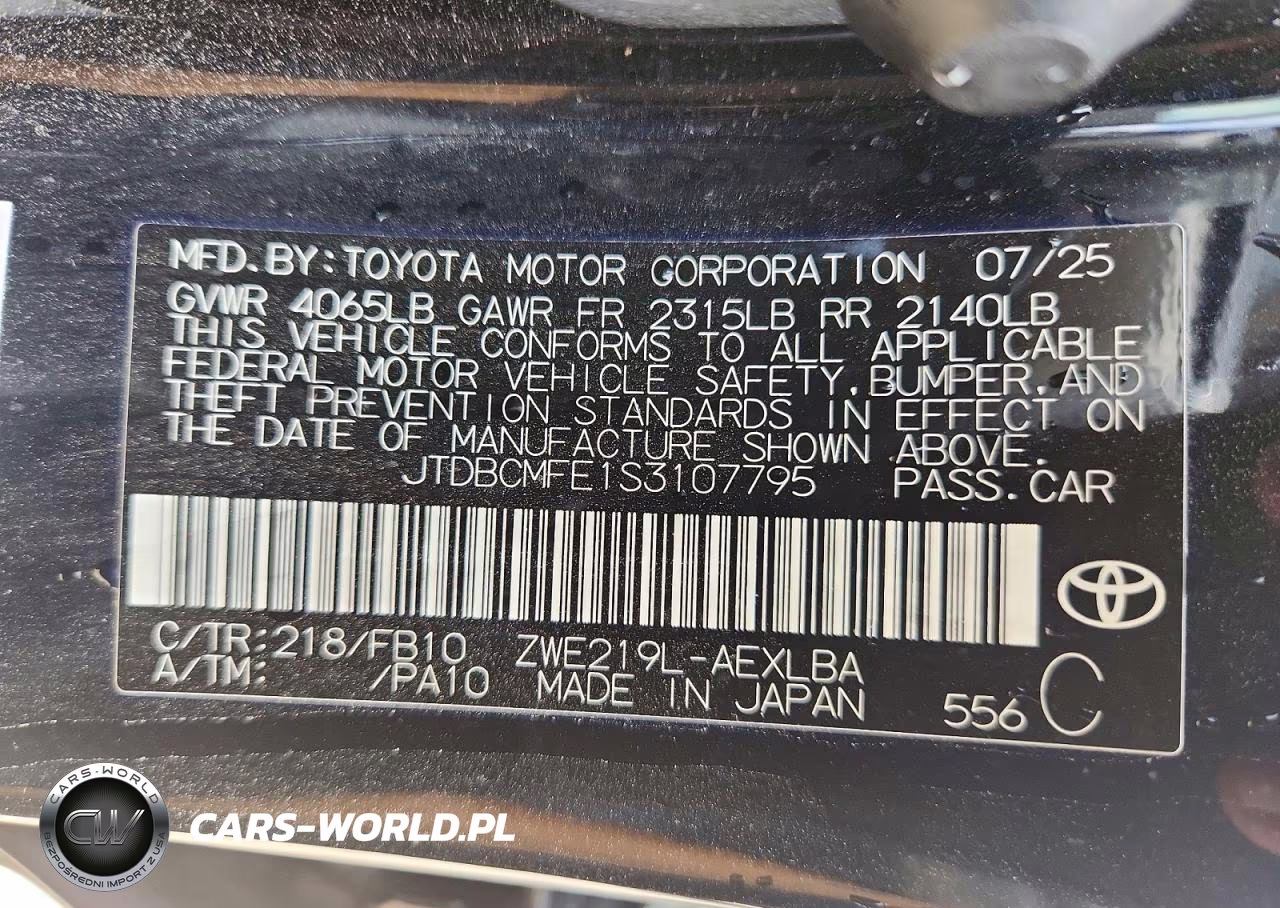 2025 Toyota Corolla Hybrid Le VIN:JTDBCMFE1S3107795 - 12