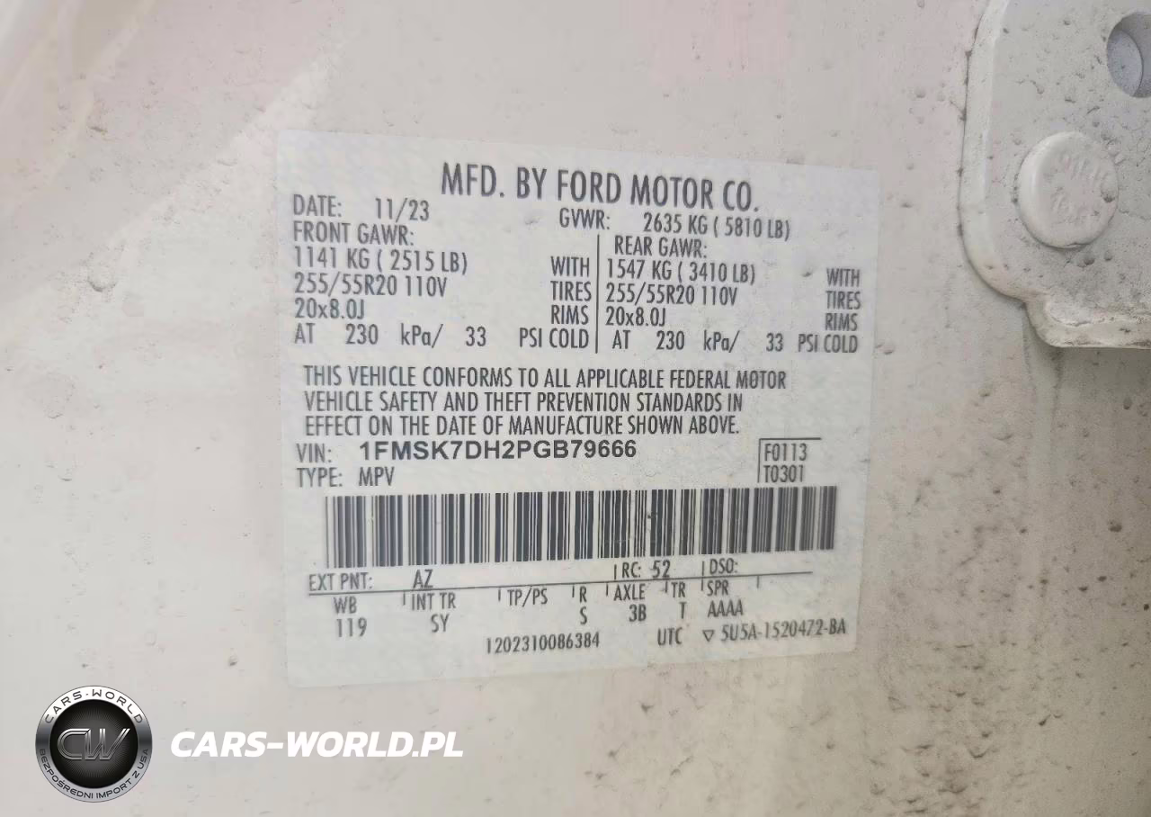 2023 Ford Explorer Xlt VIN:1FMSK7DH2PGB79666 - 13