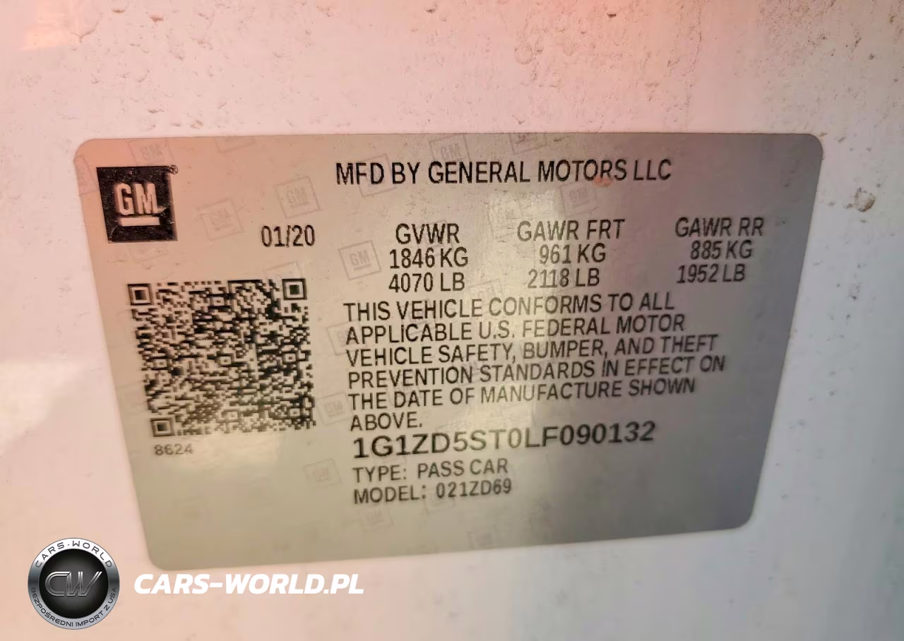 2020 Chevrolet Malibu Lt VIN:1G1ZD5ST0LF090132 - 12