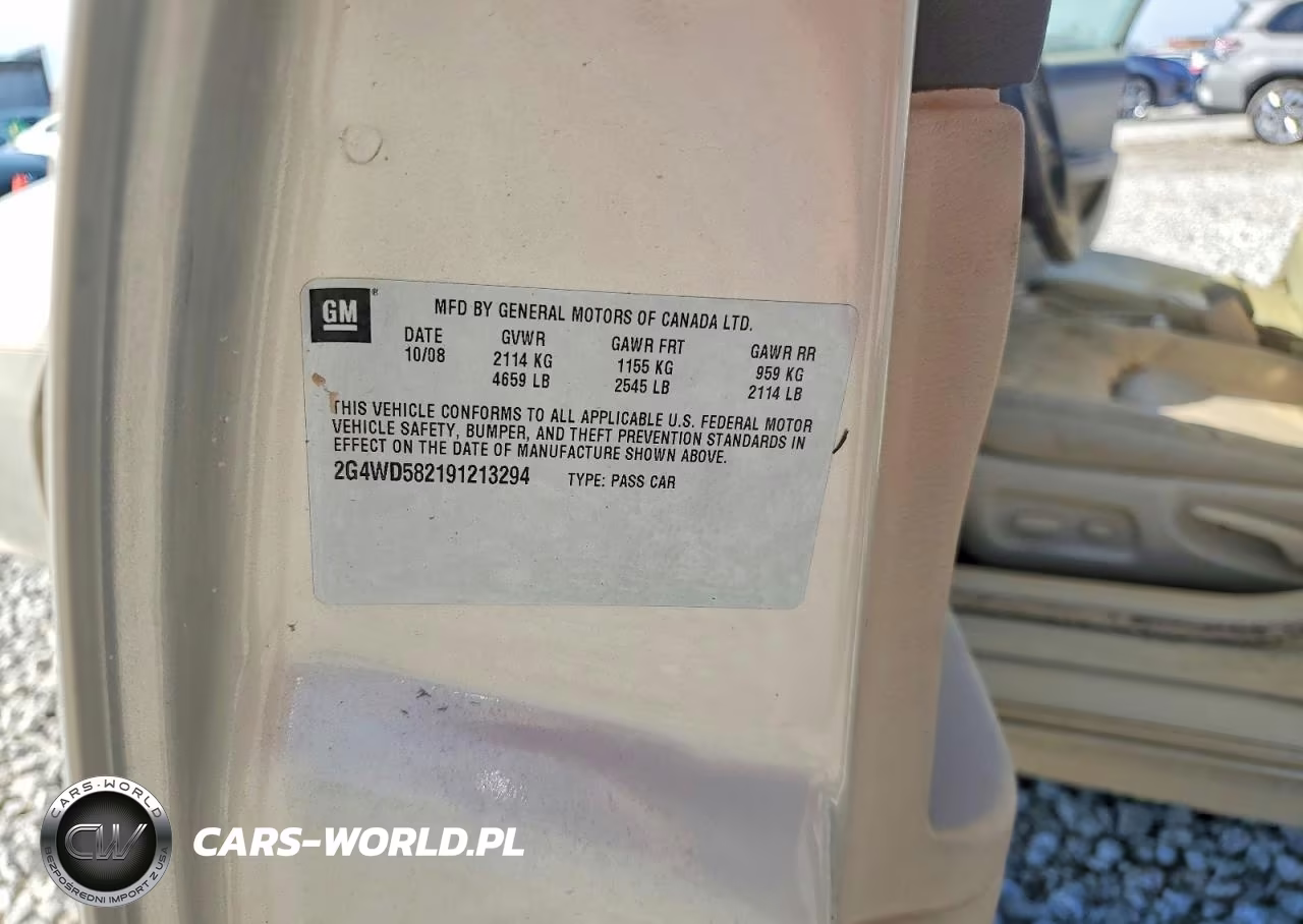 2009 Buick Lacrosse Cxl VIN:2G4WD582191213294 - 12