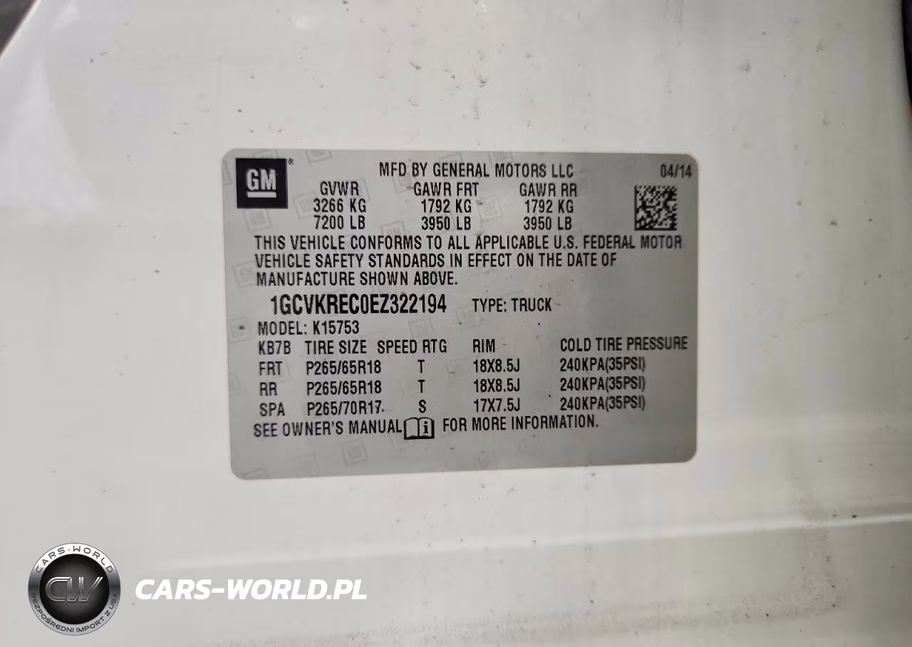 2014 Chevrolet Silverado K1500 Lt VIN:1GCVKREC0EZ322194 - 12