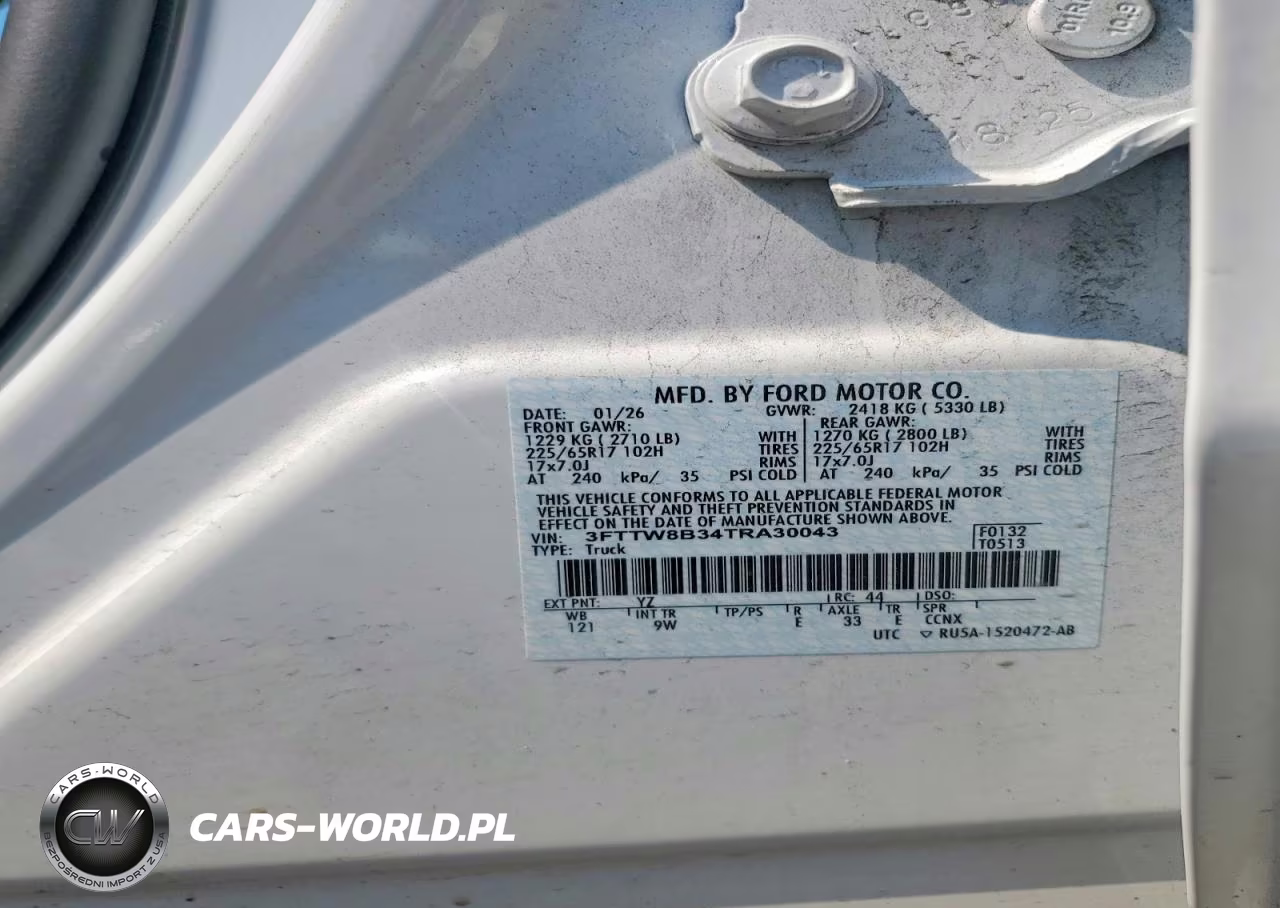 2026 Ford Maverick Xl VIN:3FTTW8B34TRA30043 - 12