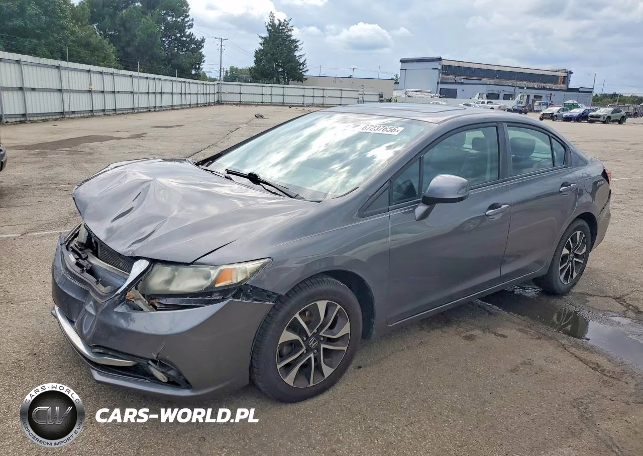 2013 Honda Civic Exl VIN:2HGFB2F96DH508031 - 1