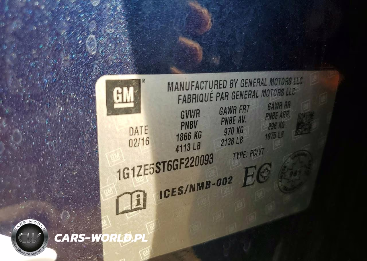 2016 Chevrolet Malibu Lt VIN:1G1ZE5ST6GF220093 - 12