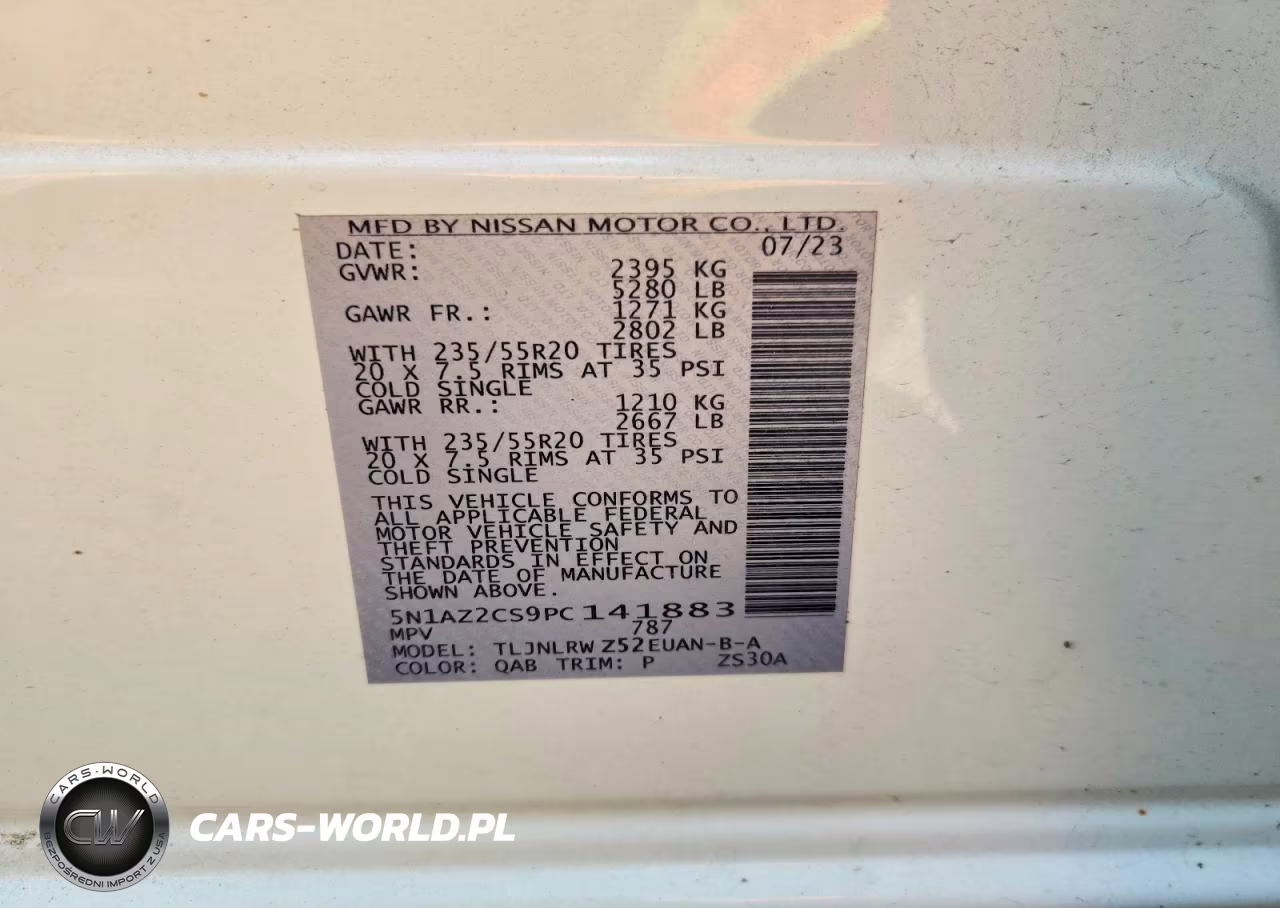 2023 Nissan Murano Sl VIN:5N1AZ2CS9PC141883 - 13