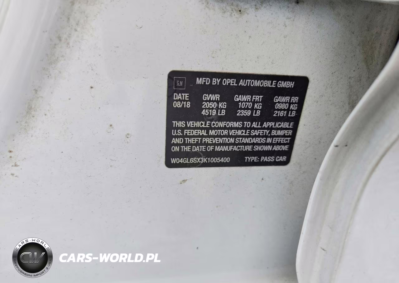 2019 Buick Regal Preferred VIN:W04GL6SX3K1005400 - 12