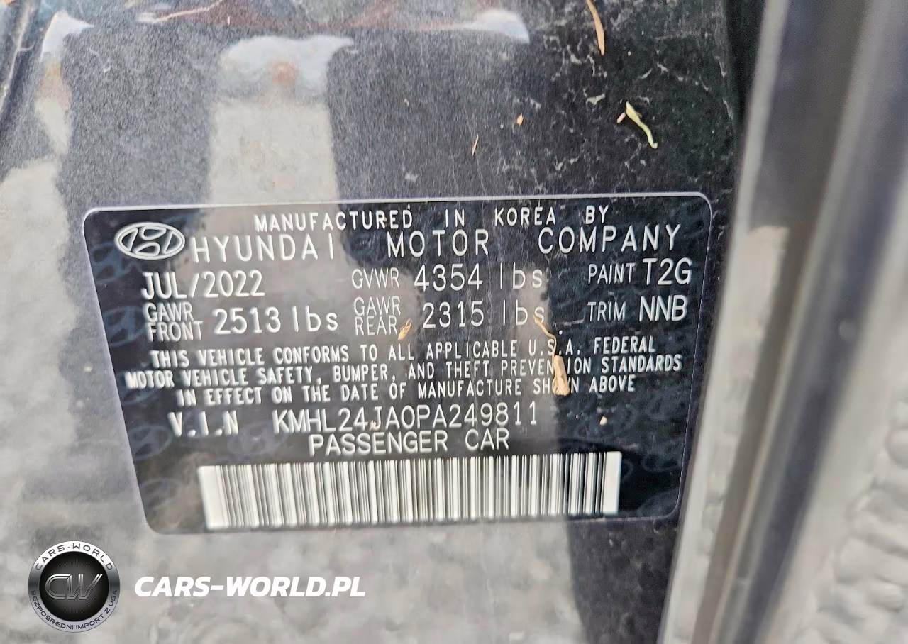2023 Hyundai Sonata Se VIN:KMHL24JA0PA249811 - 12