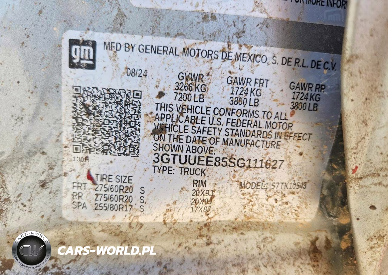 2025 GMC Sierra K1500 At4 VIN:3GTUUEE85SG111627 - 12