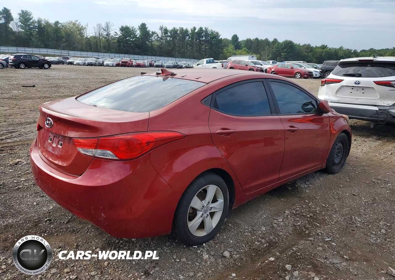 2011 Hyundai Elantra Gls VIN:KMHDH4AE6BU137124 - 3