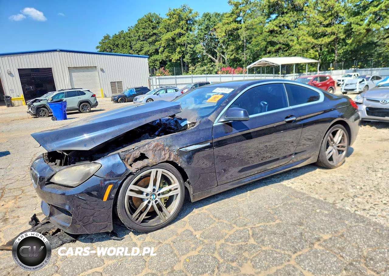 2012 BMW 650 I VIN:WBALX3C58CDV77211 - 1