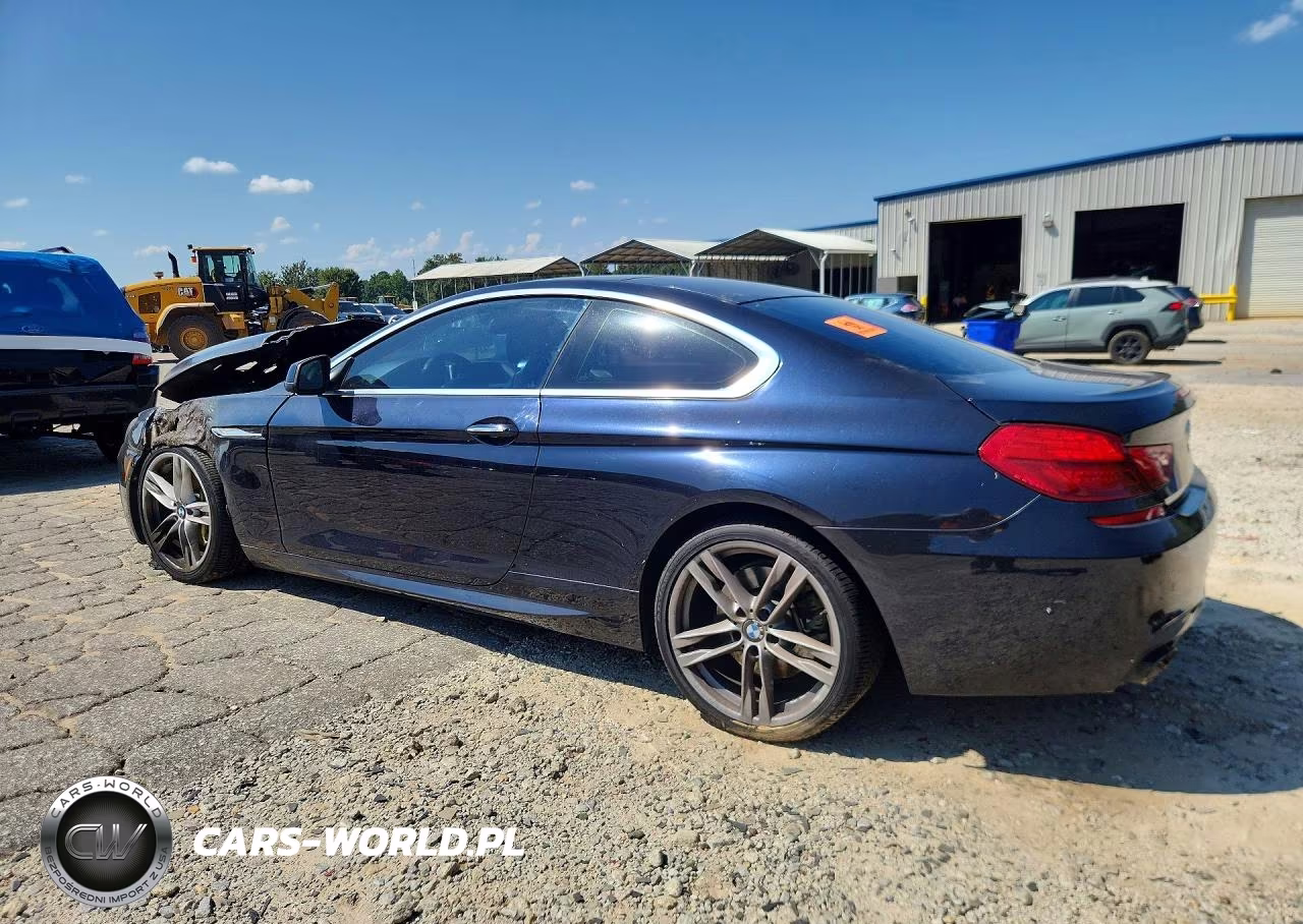 2012 BMW 650 I VIN:WBALX3C58CDV77211 - 2