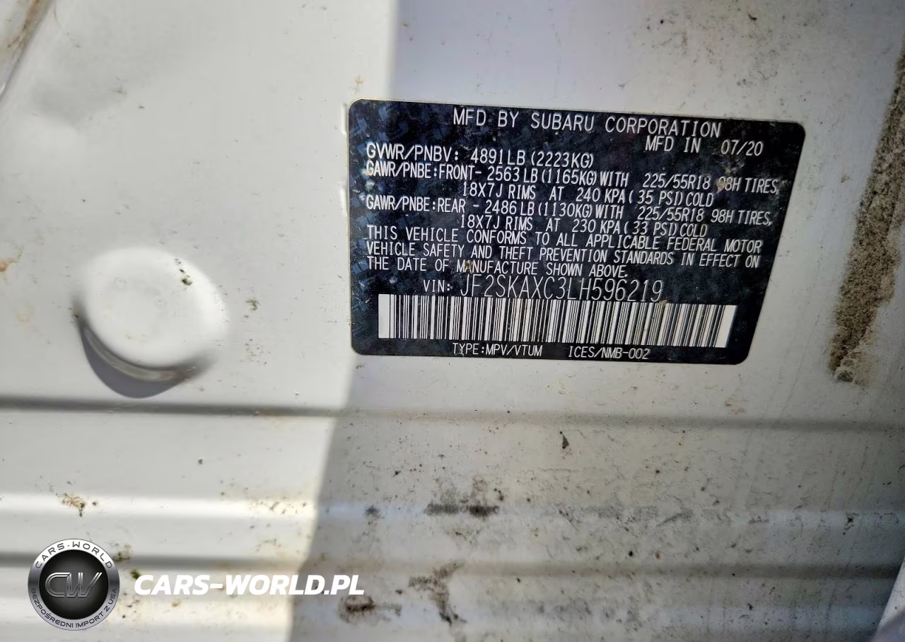 2020 Subaru Forester Touring VIN:JF2SKAXC3LH596219 - 14