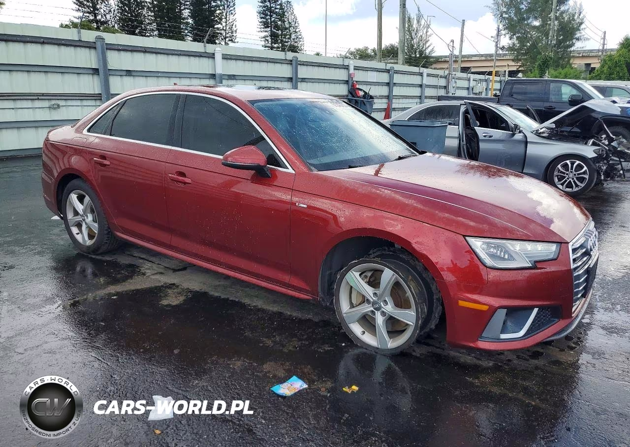 2019 Audi A4 Premium VIN:WAUDNAF49KN019233 - 4