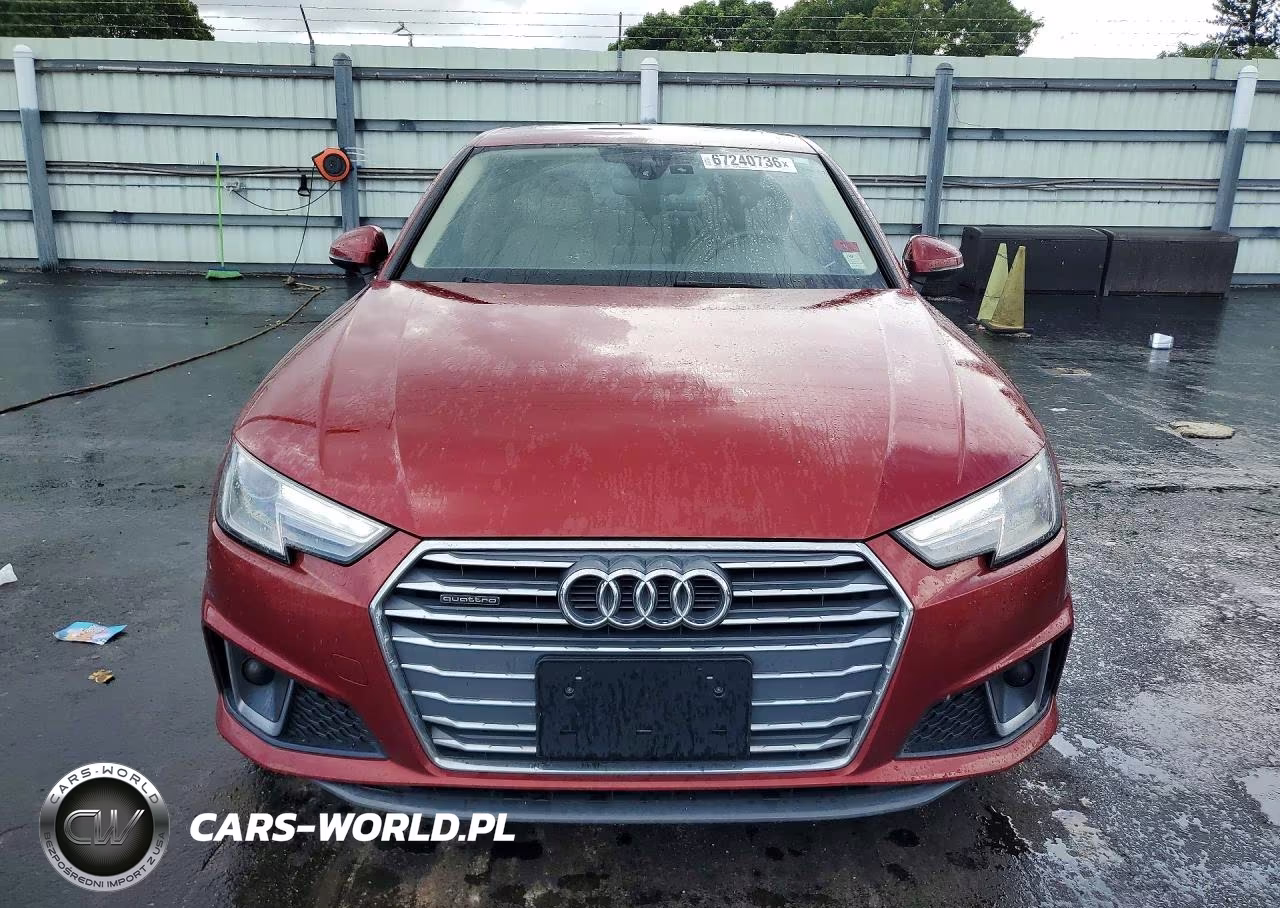 2019 Audi A4 Premium VIN:WAUDNAF49KN019233 - 5