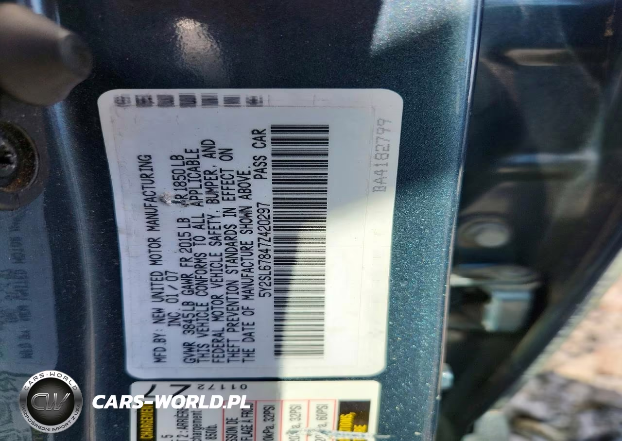 2007 Pontiac Vibe VIN:5Y2SL67847Z420297 - 12
