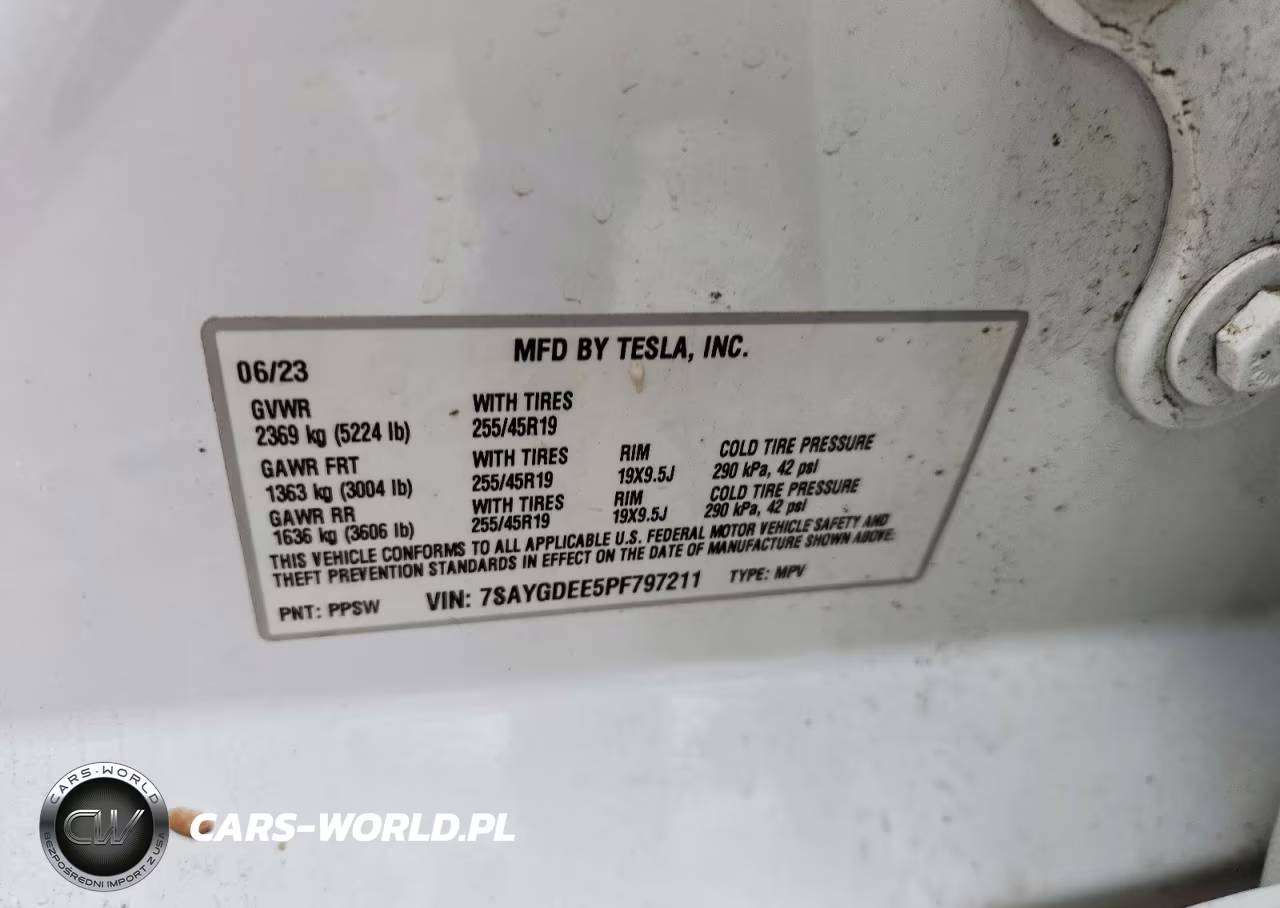 2023 Tesla Model Y VIN:7SAYGDEE5PF797211 - 14