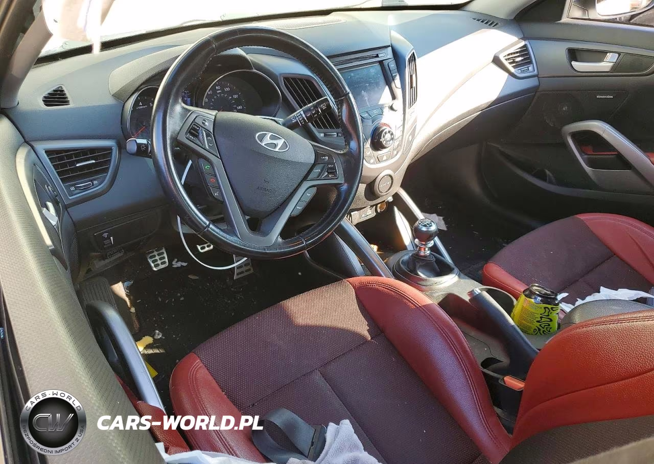 2015 Hyundai Veloster Turbo R-Spec VIN:KMHTC6AE3FU239301 - 8