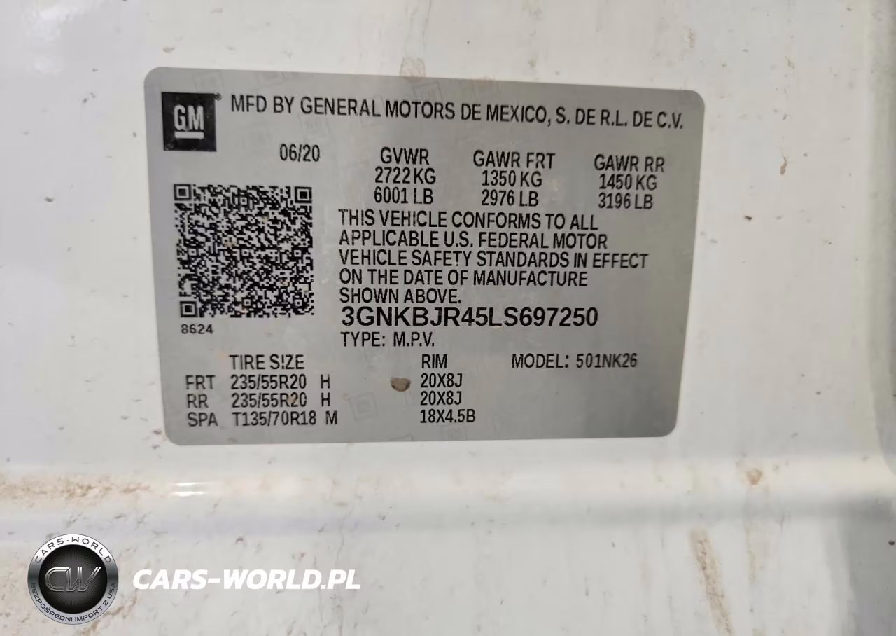 2020 Chevrolet Blazer 3Lt VIN:3GNKBJR45LS697250 - 14