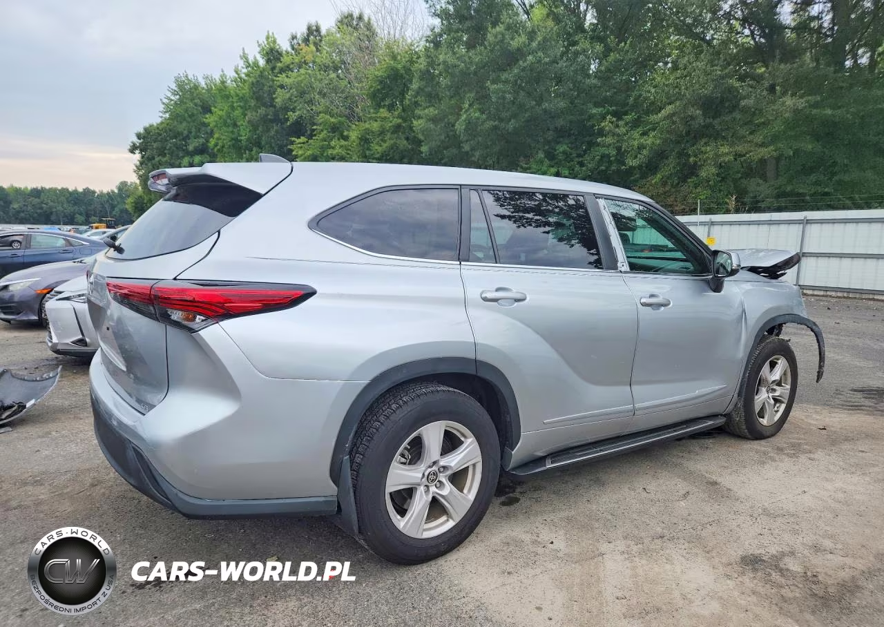 2023 Toyota Highlander Le VIN:5TDKDRAH4PS502457 - 3