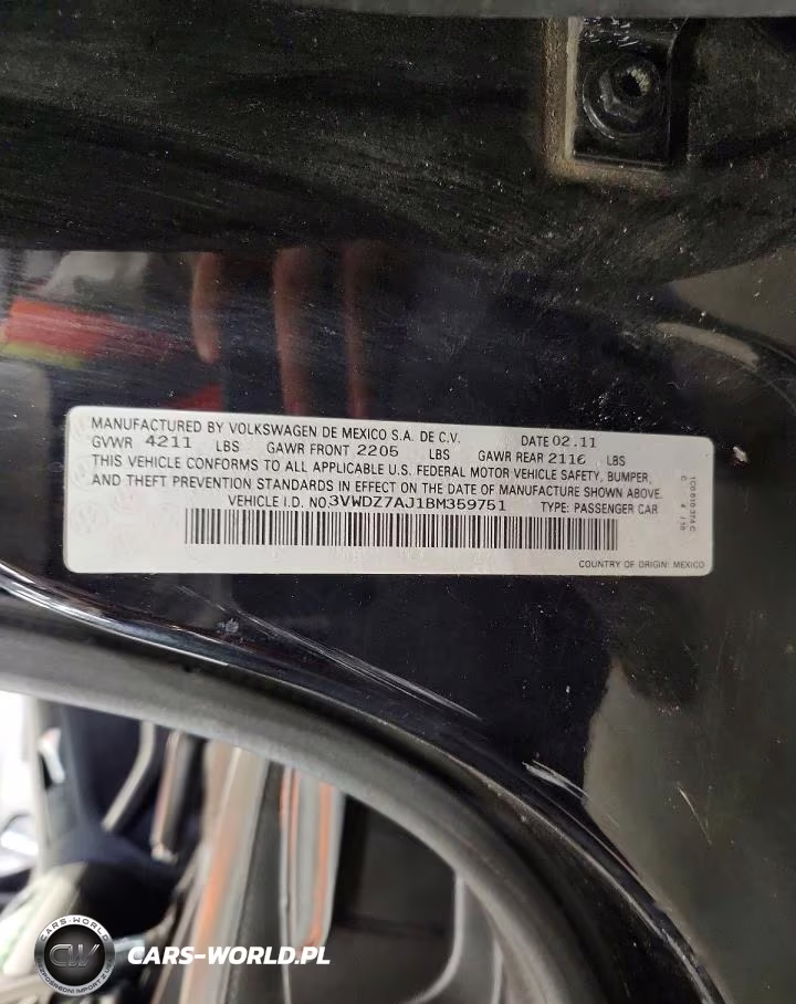 2011 Volkswagen Jetta Se VIN:3VWDZ7AJ1BM359751 - 12